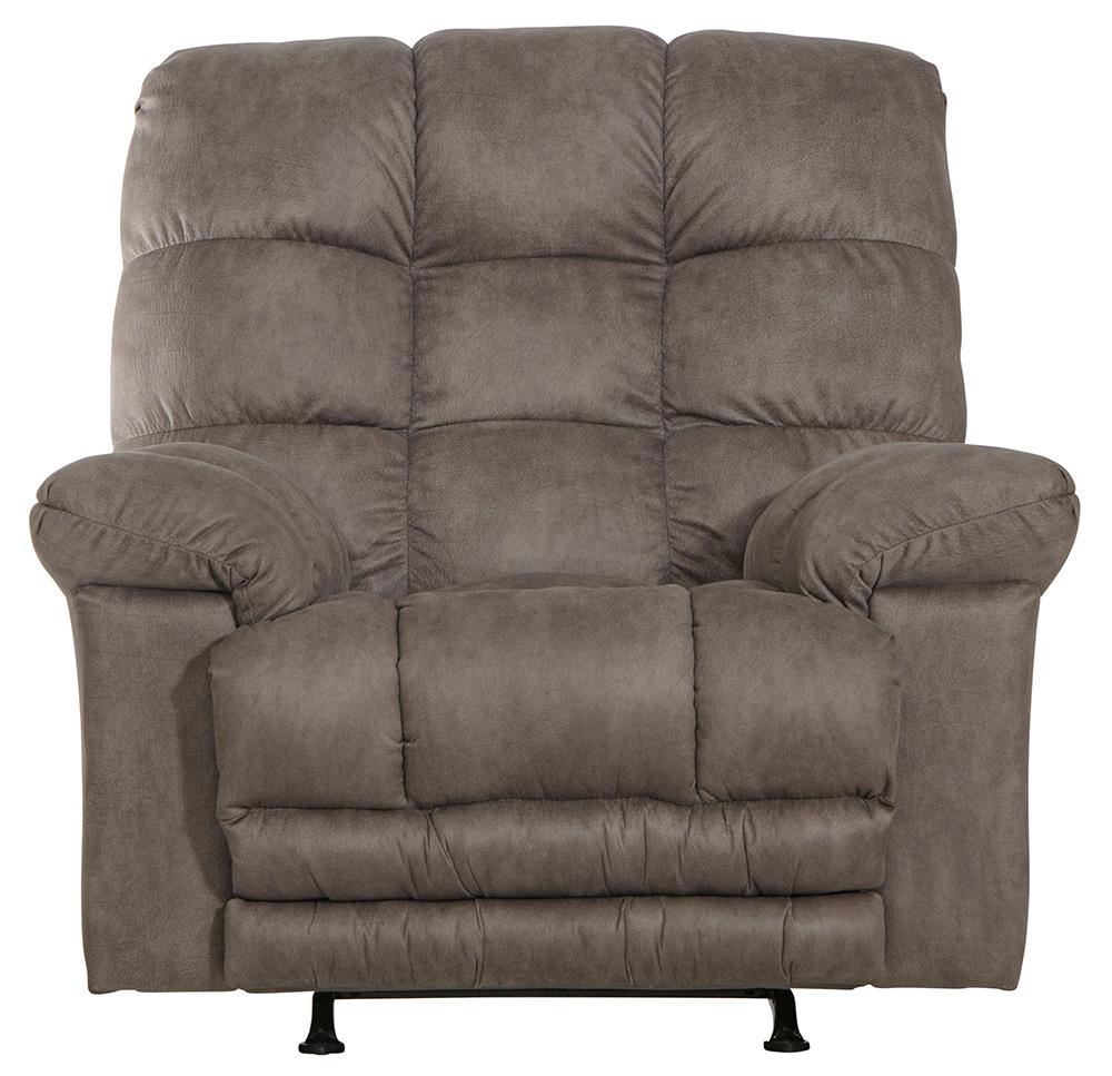 Catnapper - Machado Chaise Rocker Recliner w/Oversized X-tra Comfort Footrest in Charcoal - 4792-2/1428-68 veiw 3