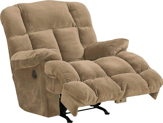Catnapper - Cloud 12 Power Lay Flat Chaise Recliner in Camel - 65417233436 veiw 1