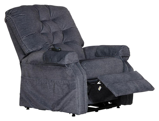 Catnapper - Patriot Power Lift Full Lay-Out Recliner in Slate - 4824201638 veiw 1