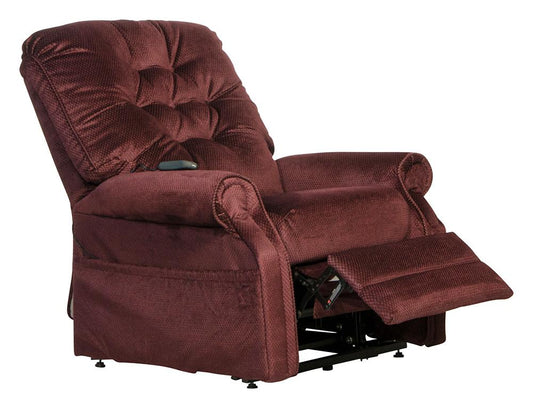Catnapper - Patriot Power Lift Full Lay-Out Recliner in Vino - 4824201634 veiw 1