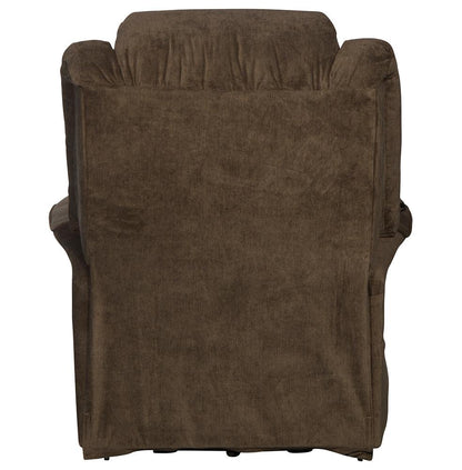 Catnapper - Invincible Power Lift Full Lay-Out Chaise Recliner in Java - 483225839 veiw 2