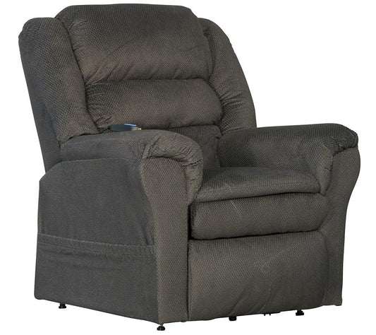 Catnapper - Preston Power Lift Recliner w/Pillowtop Seat in Smoke - 4850214828 veiw 1