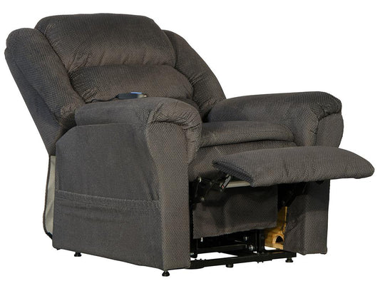 Catnapper - Preston Power Lift Recliner w/Pillowtop Seat in Smoke - 4850214828 veiw 2