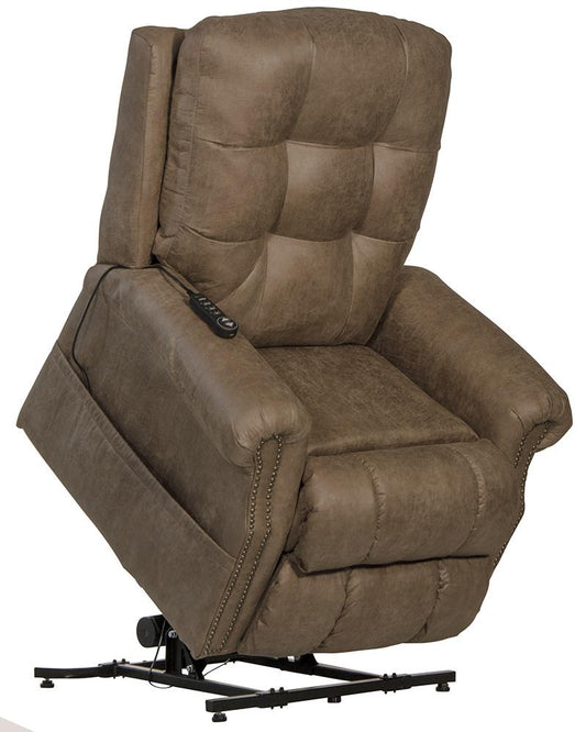 Catnapper - Ramsey Power Lift Lay Flat Recliner w/Heat & Massage in Silt - 4857122749302749 veiw 1