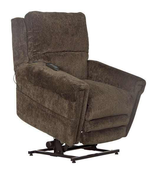 Catnapper - Warner Power Headrest w/Lumbar Power Lift Lay Flat Recliner w/Dual Motor & Extended Ottoman in Tiger's Eye - 764862/1724-38 veiw 2