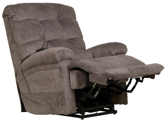 Catnapper - Longevity Power Lift Lay Flat Recliner w/Dual Motor/ Extended Ottoman/Trendelenburg Recline/ Heat/Massage in Graphite - 4892179228279228 veiw 1