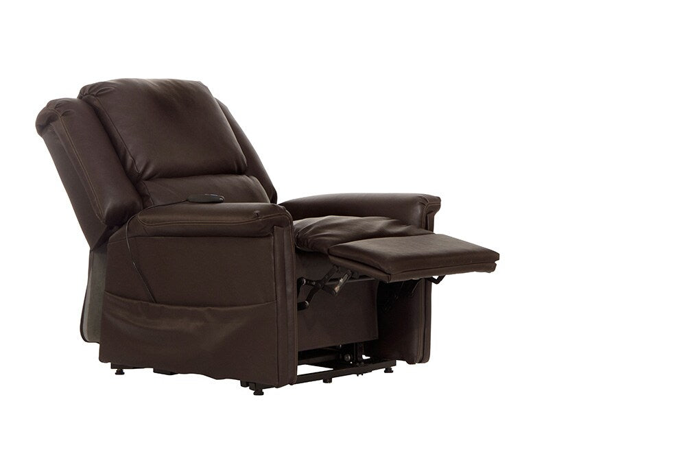 Catnapper - Elsie Power Lift Lay Flat Recliner - Hospital Grade PU in Chocolate - 4897/1207-09 veiw 1