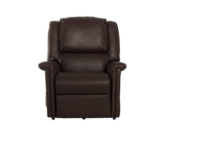 Catnapper - Elsie Power Lift Lay Flat Recliner - Hospital Grade PU in Chocolate - 4897/1207-09 veiw 3