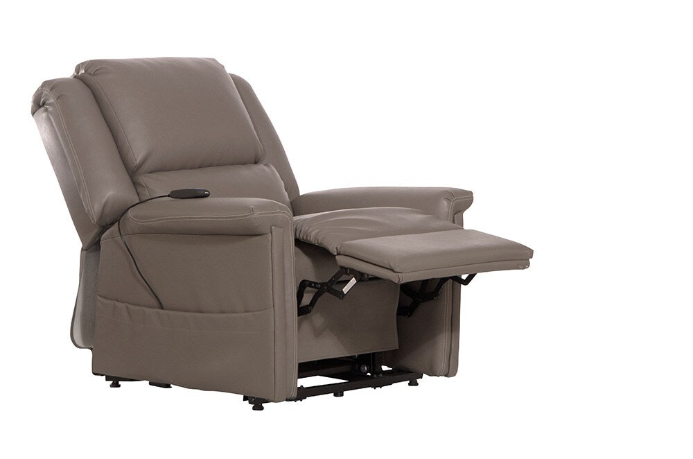 Catnapper - Elsie Power Lift Lay Flat Recliner - Hospital Grade PU in Dove - 4897120728 veiw 1