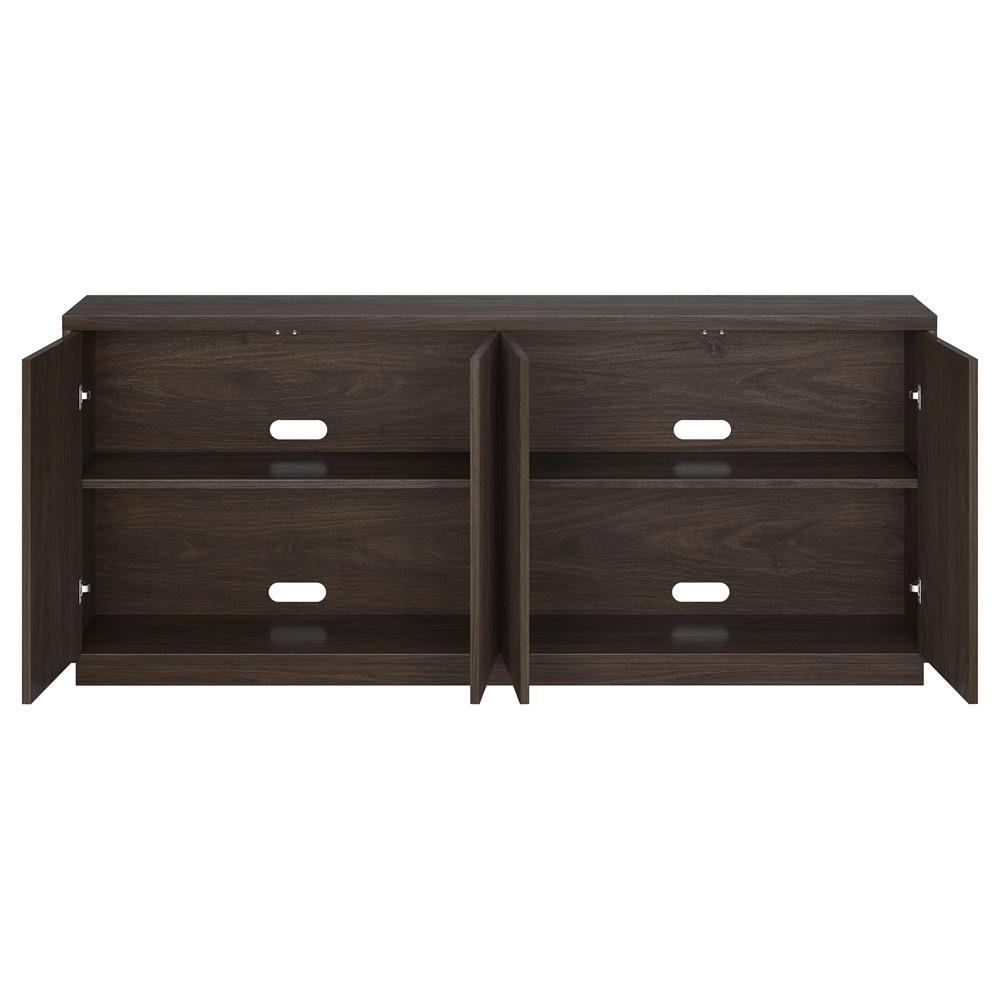 Hudson & Canal - Alston 68in Wide Rectangular Buffet Table in Alder Brown - BF2175 veiw 4