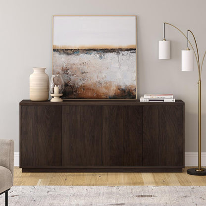 Hudson & Canal - Alston 68in Wide Rectangular Buffet Table in Alder Brown - BF2175 veiw 5
