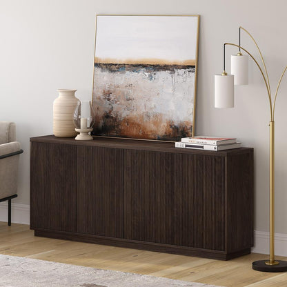 Hudson & Canal - Alston 68in Wide Rectangular Buffet Table in Alder Brown - BF2175 veiw 6