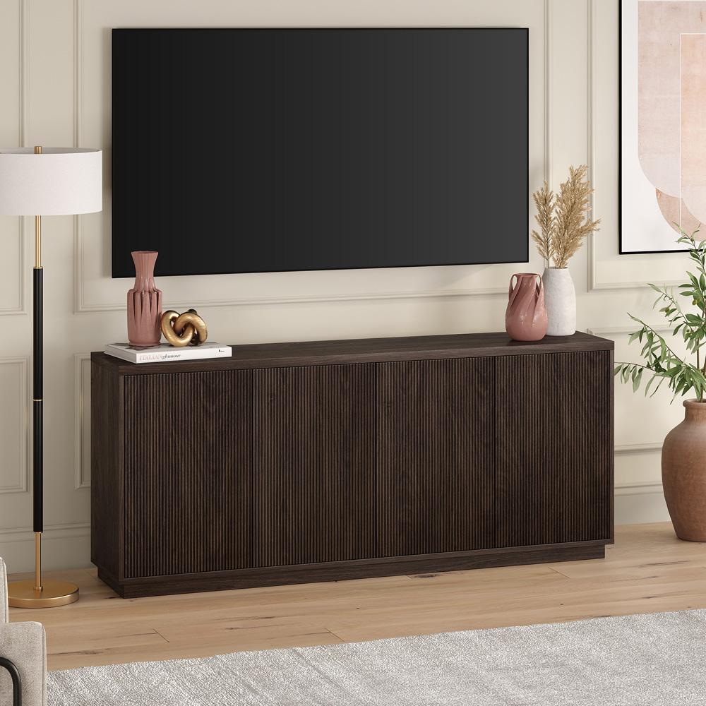 Hudson & Canal - Alston 68in Wide Rectangular Buffet Table in Alder Brown - BF2175 veiw 8
