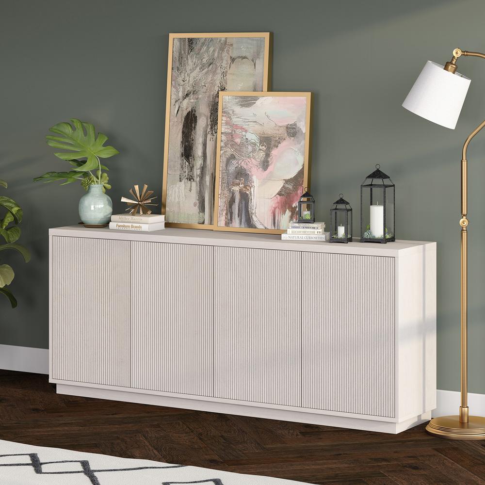 Hudson & Canal - Alston 68in Wide Rectangular Buffet Table in Alder White - BF2174 veiw 6