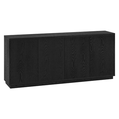 Hudson & Canal - Alston 68in Wide Rectangular Buffet Table in Black Grain - BF2173 veiw 1
