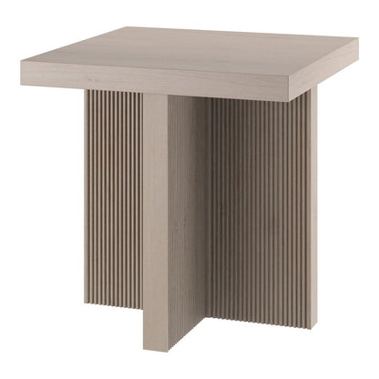 Hudson & Canal - Boden 22in Wide Square Side Table in Alder White - ST2252 veiw 3