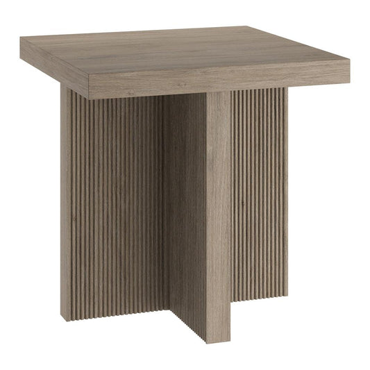 Hudson & Canal - Boden 22in Wide Square Side Table in Antiqued Gray Oak - ST2253 veiw 1
