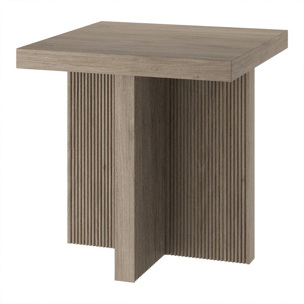 Hudson & Canal - Boden 22in Wide Square Side Table in Antiqued Gray Oak - ST2253 veiw 3