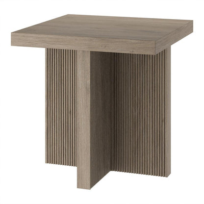 Hudson & Canal - Boden 22in Wide Square Side Table in Antiqued Gray Oak - ST2253 veiw 3