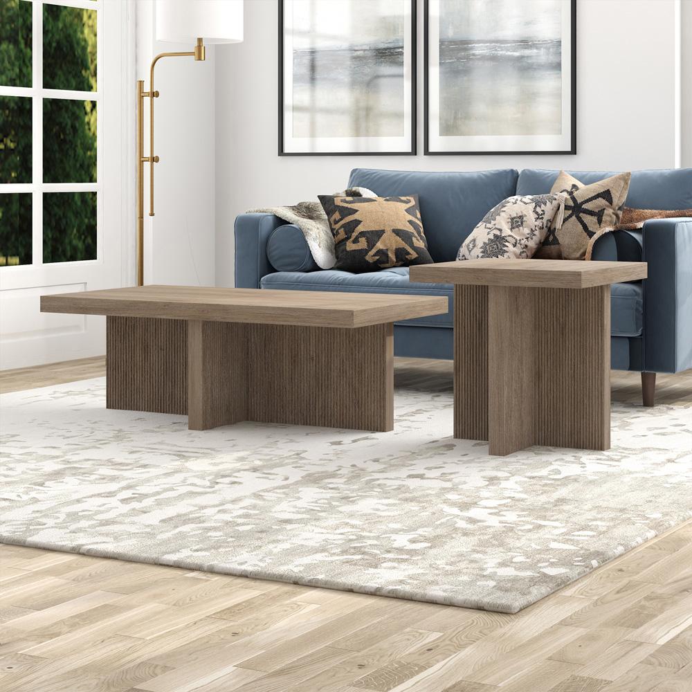 Hudson & Canal - Boden 22in Wide Square Side Table in Antiqued Gray Oak - ST2253 veiw 7