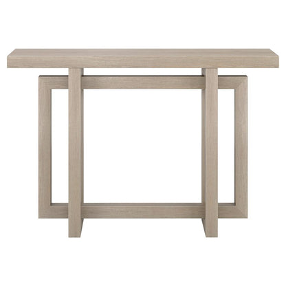 Hudson & Canal - Breslow 44in Wide Rectangular Console Table in Alder White - AT2259 veiw 2
