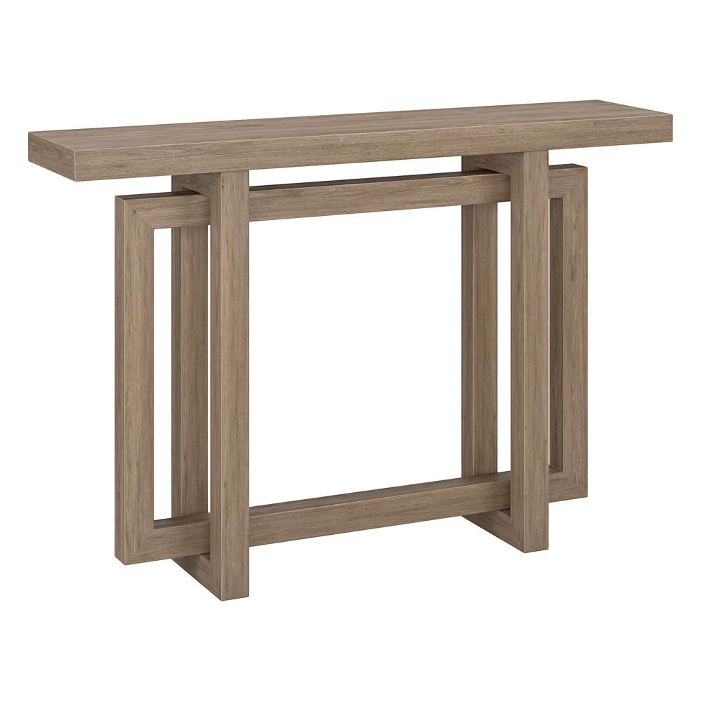 Hudson & Canal - Breslow 44in Wide Rectangular Console Table in Antiqued Gray Oak - AT2258 veiw 1