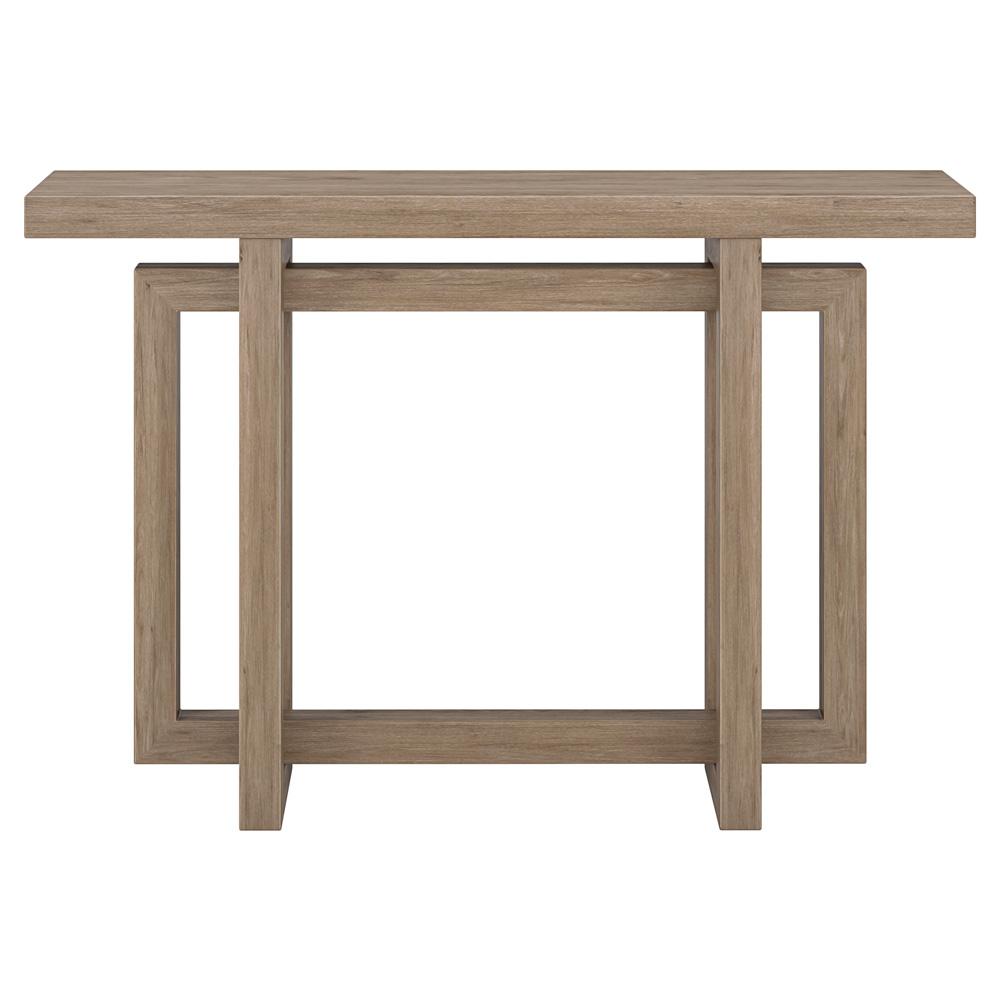 Hudson & Canal - Breslow 44in Wide Rectangular Console Table in Antiqued Gray Oak - AT2258 veiw 2