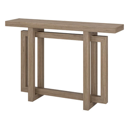 Hudson & Canal - Breslow 44in Wide Rectangular Console Table in Antiqued Gray Oak - AT2258 veiw 3