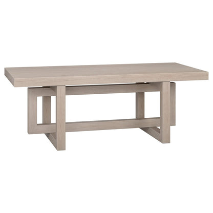Hudson & Canal - Breslow 47in Wide Rectangular Coffee Table in Alder White - CT2261 veiw 1