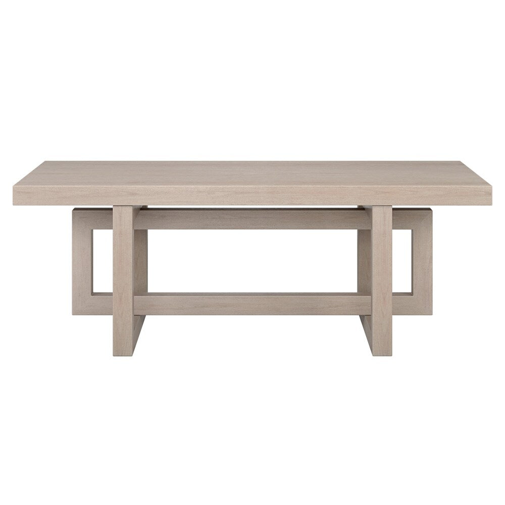 Hudson & Canal - Breslow 47in Wide Rectangular Coffee Table in Alder White - CT2261 veiw 2