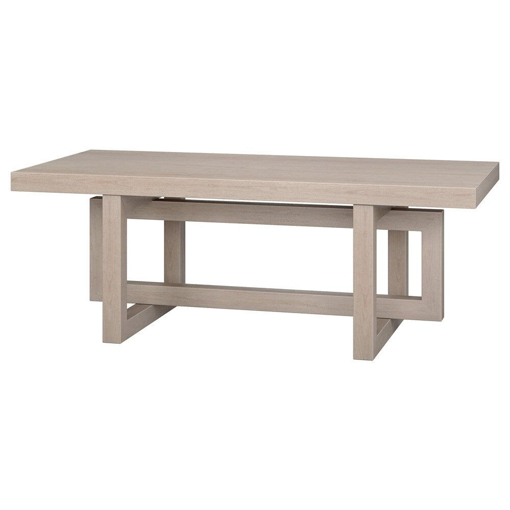 Hudson & Canal - Breslow 47in Wide Rectangular Coffee Table in Alder White - CT2261 veiw 3