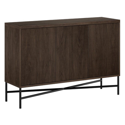 Hudson & Canal - Brighton 48in Wide Rectangular Buffet Table in Alder Brown - BF2206 veiw 1