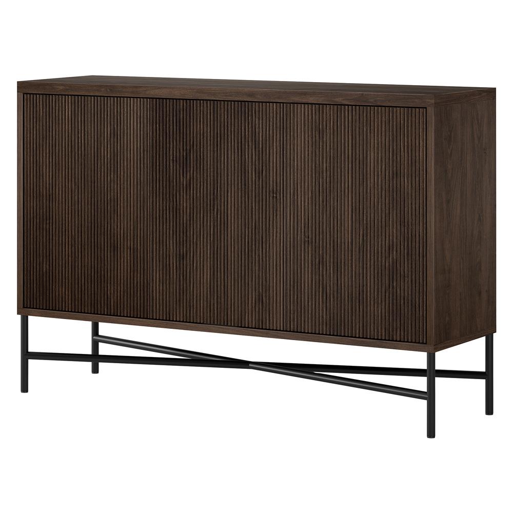 Hudson & Canal - Brighton 48in Wide Rectangular Buffet Table in Alder Brown - BF2206 veiw 3