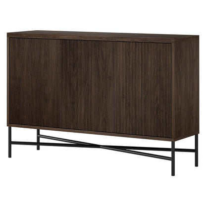 Hudson & Canal - Brighton 48in Wide Rectangular Buffet Table in Alder Brown - BF2206 veiw 3