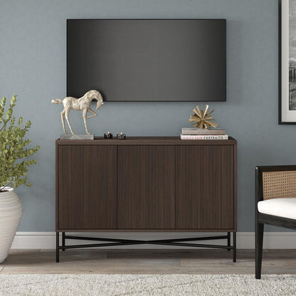 Hudson & Canal - Brighton 48in Wide Rectangular Buffet Table in Alder Brown - BF2206 veiw 8