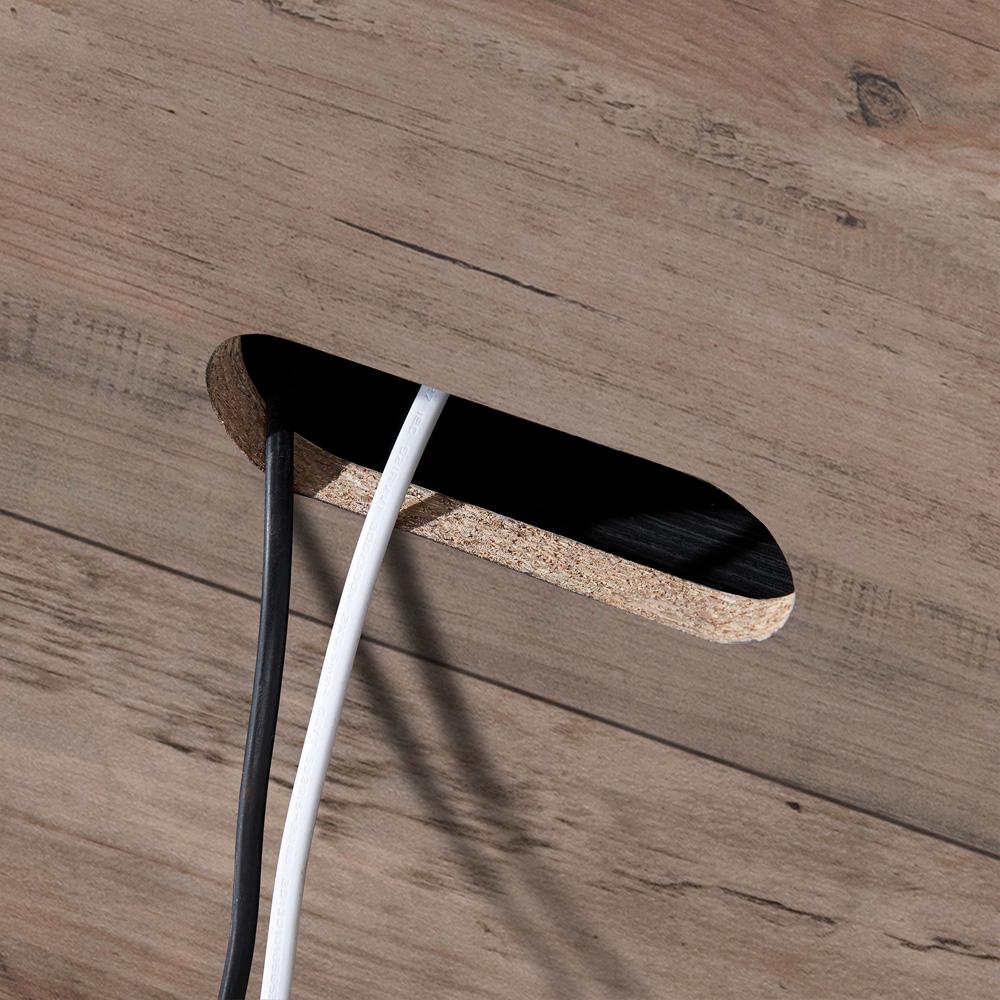 Hudson & Canal - Brighton 48in Wide Rectangular Buffet Table in Antiqued Gray Oak - BF2205 veiw 8