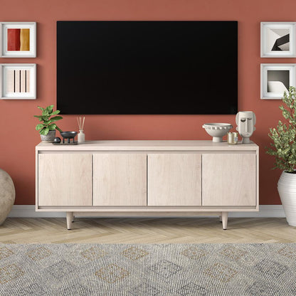 Hudson & Canal - Duran Rectangular TV Stand for TVs up to 75in in Alder White - TV2238 veiw 5