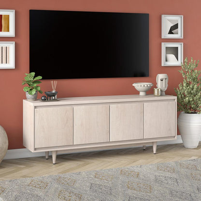 Hudson & Canal - Duran Rectangular TV Stand for TVs up to 75in in Alder White - TV2238 veiw 6
