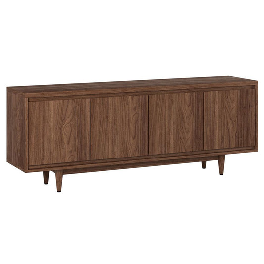 Hudson & Canal - Duran Rectangular TV Stand for TVs up to 75in in Satin Walnut - TV2237 veiw 1