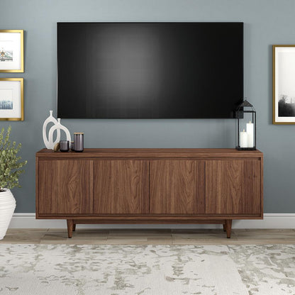Hudson & Canal - Duran Rectangular TV Stand for TVs up to 75in in Satin Walnut - TV2237 veiw 5