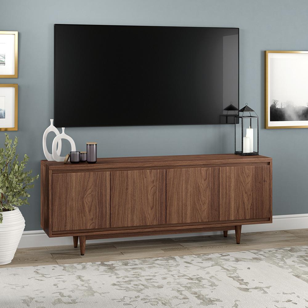 Hudson & Canal - Duran Rectangular TV Stand for TVs up to 75in in Satin Walnut - TV2237 veiw 6
