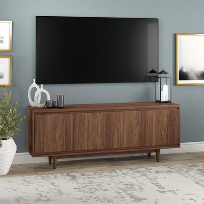 Hudson & Canal - Duran Rectangular TV Stand for TVs up to 75in in Satin Walnut - TV2237 veiw 6