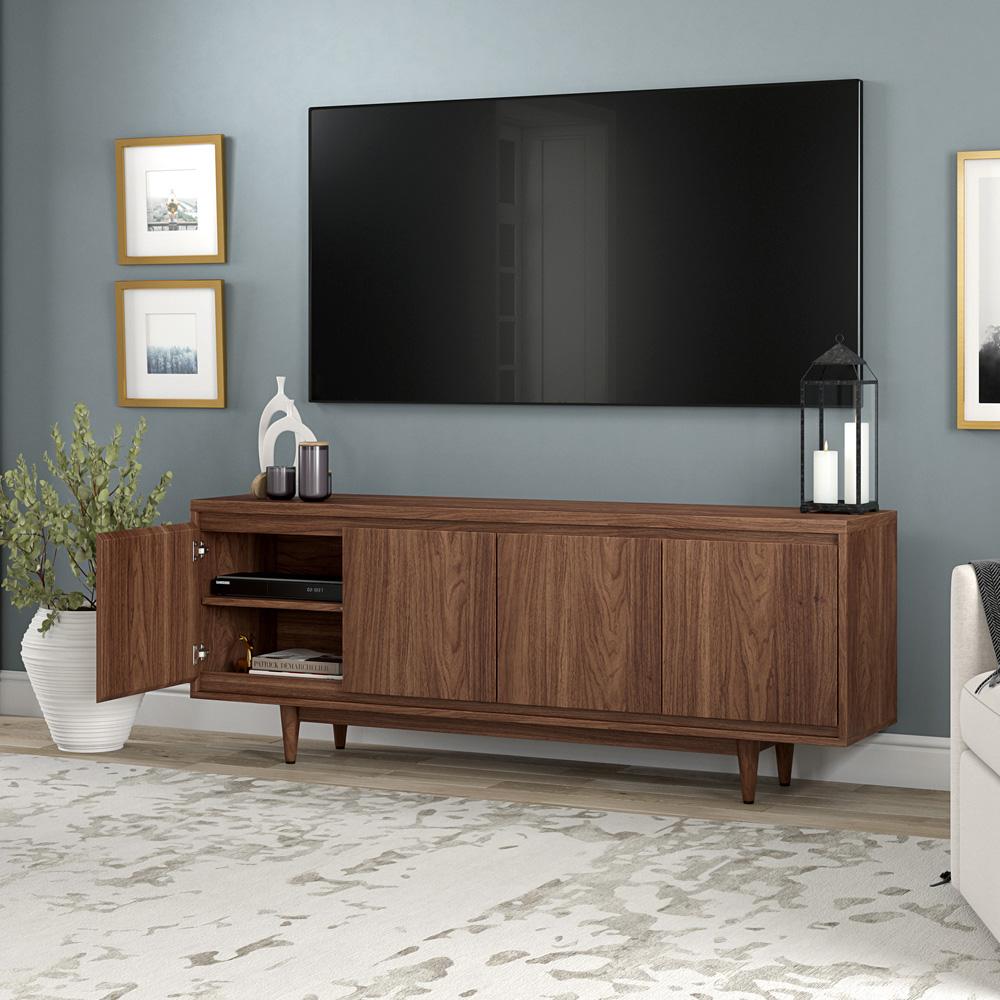 Hudson & Canal - Duran Rectangular TV Stand for TVs up to 75in in Satin Walnut - TV2237 veiw 7