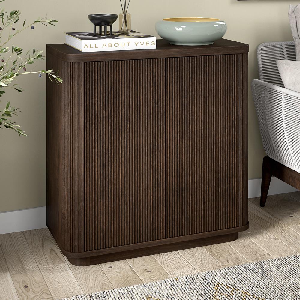 Hudson & Canal - Easton 32in Wide Rectangular Accent Cabinet in Alder Brown - AC2227 veiw 5