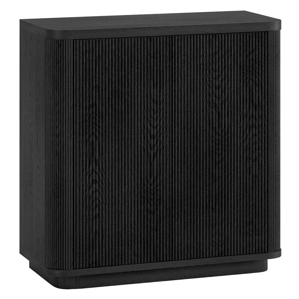 Hudson & Canal - Easton 32in Wide Rectangular Accent Cabinet in Black Grain - AC2225 veiw 1