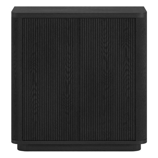 Hudson & Canal - Easton 32in Wide Rectangular Accent Cabinet in Black Grain - AC2225 veiw 2