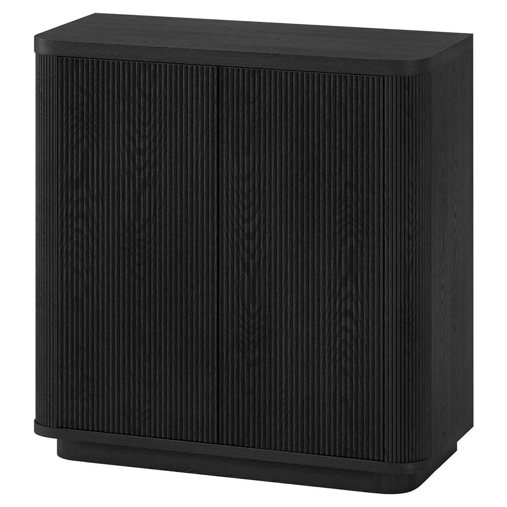 Hudson & Canal - Easton 32in Wide Rectangular Accent Cabinet in Black Grain - AC2225 veiw 3