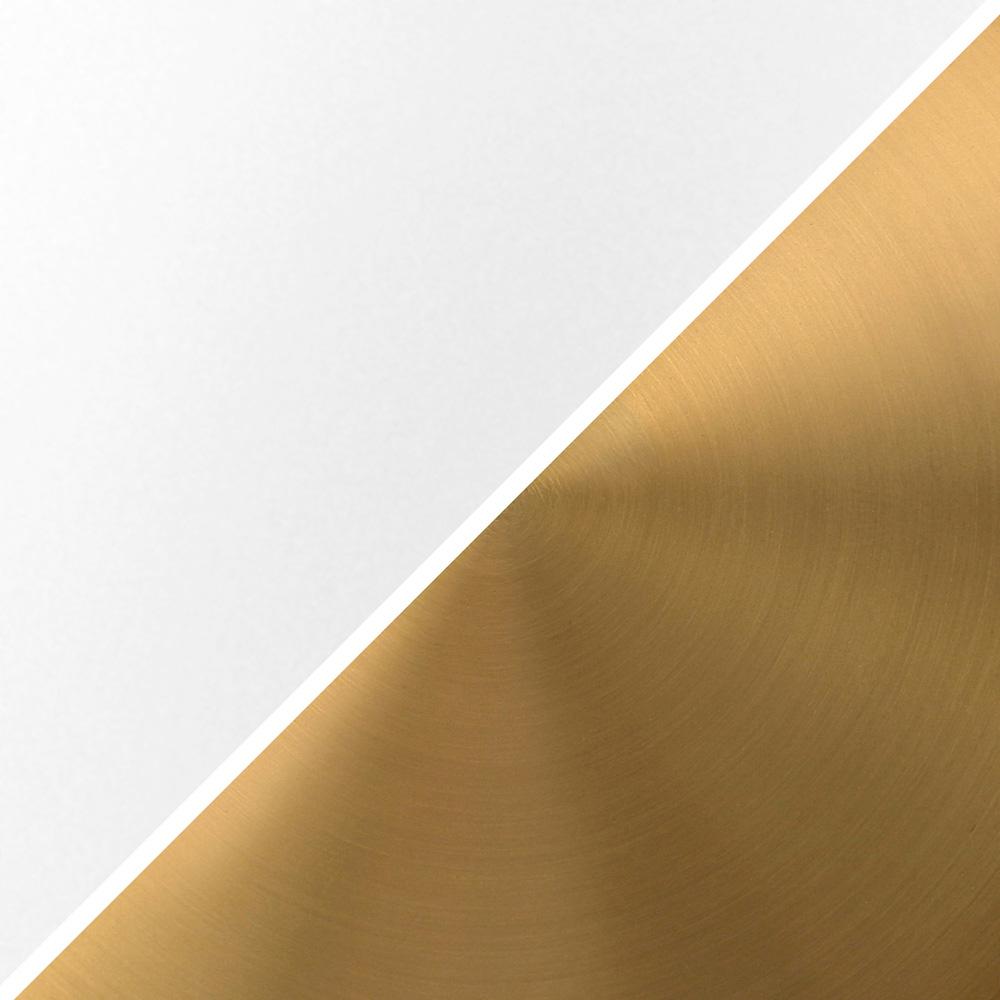 Hudson & Canal - Elodie 12in Wide Pendant with Metal Shade in Matte White/Brass/Matte White - PD2112 veiw 7