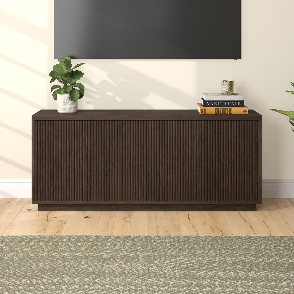 Hudson & Canal - Hanson Rectangular TV Stand for TVs up to 65in in Alder Brown - TV2232 veiw 5