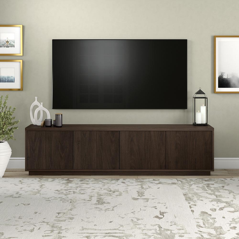 Hudson & Canal - Hanson Rectangular TV Stand for TVs up to 85in in Alder Brown - TV2211 veiw 5